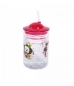 Caneca Com Tampa E Canudo Mickey & Minnie Tsum Tsum 200ml - Disney