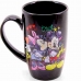 Caneca Porcelana Preta Mickey & Minnie 400ml - Disney