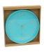 Relógio Parede Verde Turquesa 30x30cm