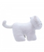 Gato Branco Olhos Fechados 26cm - Pelúcia