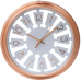 Relógio Parede Rosê 33x33cm