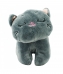 Chaveiro Gato Olhos Fechados 14cm - Pelúcia