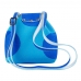 Bolsa Tiracolo Azul Rosto Stitch 16x8x17cm - Disney