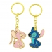 Jg 2 Chaveiros Stitch Angel 5cm - Disney