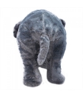 Elefante Cinza Realista 15cm - Pelúcia Enfeite