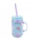 Caneca Com Tampa E Canudo Todo Dia É Dia De Ser Feliz 420ml - Projeto Kiwi