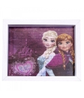 Porta Retrato Quebra Cabeça Anna & Elsa Frozen 15X19cm - Disney