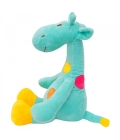 Girafa Verde Pintas Coloridas 37cm - Pelúcia
