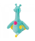 Girafa Verde Pintas Coloridas 37cm - Pelúcia