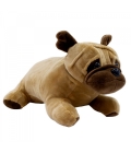 Cachorro Pug Marrom Deitado 27cm - Pelúcia