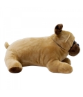 Cachorro Pug Marrom Deitado 27cm - Pelúcia