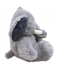Elefante Cinza Sentado 20cm - Pelúcia