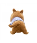 Cachorro Focinho Largo De Camisa Azul 56cm - Pelúcia