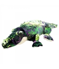 Crocodilo Multi Tons De Verde Deitado 81cm - Pelúcia