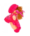 Boneca Pink Círculos Com Chapéu 28cm