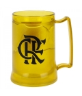 Caneca Gel Isolante Térmico Amarelo 400ml - Flamengo
