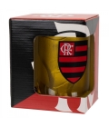 Caneca Gel Isolante Térmico Amarelo 400ml - Flamengo