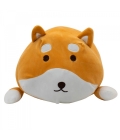 Almofada Cilíndrica Cachorro Shiba Pelúcia 64cm