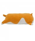 Almofada Cilíndrica Cachorro Shiba Pelúcia 64cm