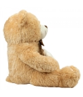 Urso Sentado Te Amo Mais Que Chocolate 48cm - Pelúcia