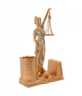 Dama Da Justiça Porta Caneta 25cm - Enfeite Resina