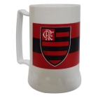 Caneca Branca Gel Isolante Térmico 400ml - Flamengo