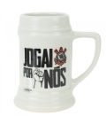 Caneca Porcelana Branca 500ml - Corinthians