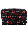 Necessaire Preto Minnie 15x7x21cm - Disney