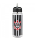 Garrafa Plástico 450ml Com Mochila Tipo saco - Corinthians