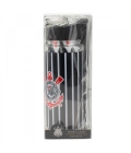 Garrafa Plástico 450ml Com Mochila Tipo saco - Corinthians