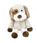 Cachorro Mancha Marrom Olho Sorrindo 18cm - Pelúcia
