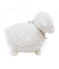 Ovelha Branca Com Laço 22cm - Pelúcia