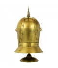 Enfeite Capacete Cavaleiro Medieval Dourado 47x26x30cm