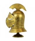 Enfeite Capacete Cavaleiro Medieval Dourado 47x26x30cm
