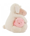 Ovelha Manta Rosa 35cm - Pelúcia