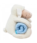 Ovelha Manta Azul 35cm - Pelúcia