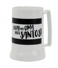 Caneca Branca Gel Isolante Térmico 400ml - Santos