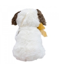 Chaveiro Cachorro Laço Orelhas Marrom 17cm - Pelúcia