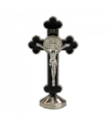 Crucifixo Metal Preto Uso Carro 8cm