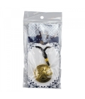 Colar Dourada Medalhão São Bento 3.5cm