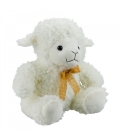 Ovelha Sentado De Laço 32cm - Pelúcia
