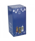 Luminária Lamparina Natalino Papai Noel 22cm
