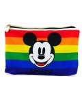 Necessaire Branca Mickey Rainbow 19x7x23cm - Disney