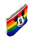 Necessaire Branca Mickey Rainbow 19x7x23cm - Disney