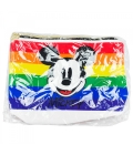 Necessaire Branca Mickey Rainbow 19x7x23cm - Disney