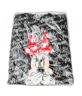 Bolsa Sacola Preta Retangular Rosto Minnie 40x33cm - Disney