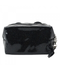 Necessaire Retangular Preto Laço Orelhas Minnie 12x11x21cm - Disney