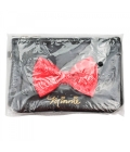 Necessaire Preto Laço Orelhas Minnie 12x5x17cm - Disney