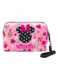 Necessaire Retangular Rosa Minnie 11x9x18cm - Disney