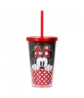 Copo Com Canudo Minnie 450ml - Disney